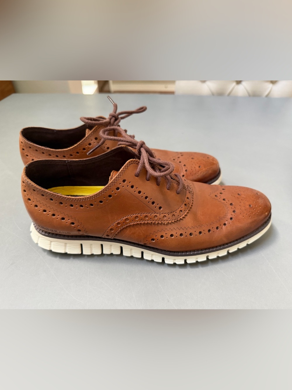 [C14493] MENS COLE HAAN ZEROGRAND WINGTIP OXFORD
